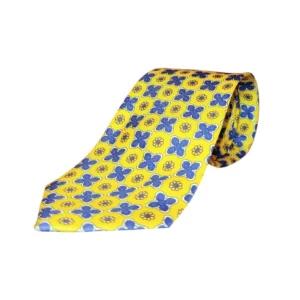 CORBATA FLOR AMARILLA