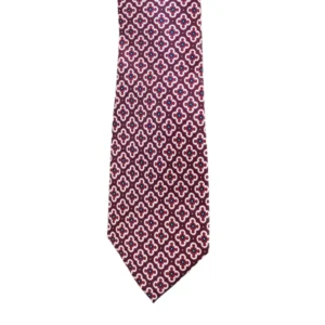 CORBATA ESTAMPADA ROJA