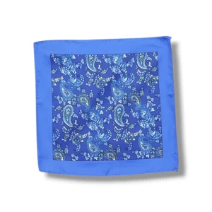 PAÑUELO HOJAS BORDE ANCHO