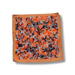 PAÑUELO BOLSILLO ESTAMP. NARANJA