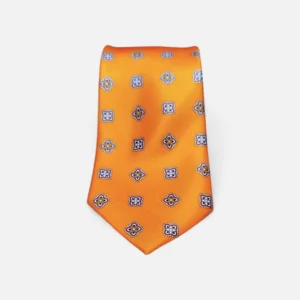 CORBATA AZULEJO NARANJA