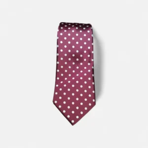 CORBATA LUNARES GRANATE