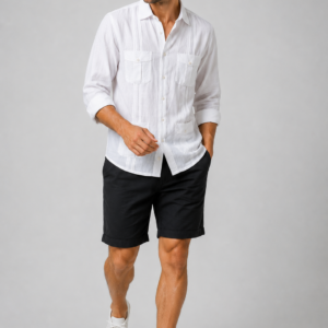 CAMISA GUAYABERA BLANCA